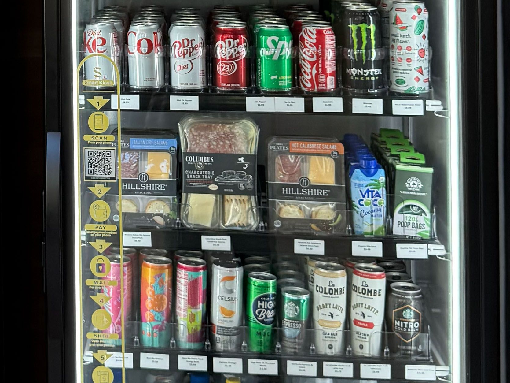 Vending machine shelves 2